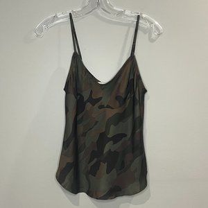 Olivaceous Camo Vneck Tank Sz S